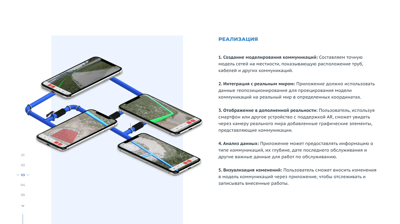 Этапы реализации: 3D-модель сетей, геопривязка и AR-оверлей на смартфонах