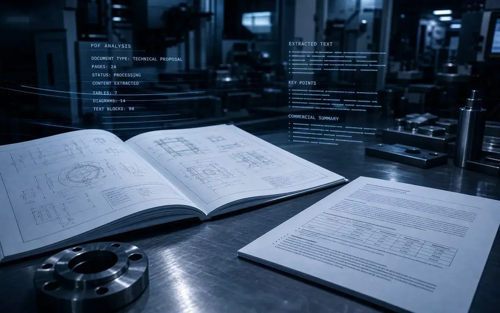 Загрузка и разбор PDF и DOCX внутри staff AI-чата